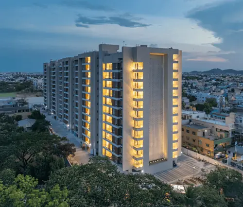Purva Varthur project render, Panathur–Varthur Road — artist's impression